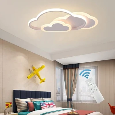 Abbildung von GHiycotdl Deckenpendelleuchte, Dimmbar 3000 6500K Moderne Leuchte Deckenleuchten für Wohnzimmer Schlafzimmer Flur und Kinderzimmer 42cm