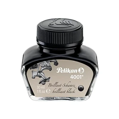 Abbildung von Pelikan 301051 Tintenglas Billant Tinte 4001, 30 ml, 1 Stück, schwarz