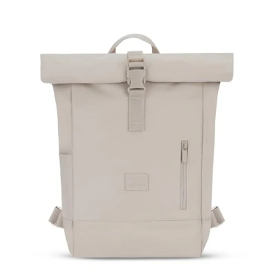 Abbildung von Johnny Urban Rucksack Damen &amp; Herren Klein Beige Robin Small Kleiner Rolltop Daypack mit 12 Zoll Laptopfach Tagesrucksack für Uni City Business Wasserabweisend