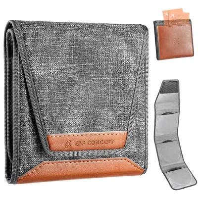Abbildung von K&amp;F Concept Filtertasche mit 3 Taschen, für 67 82mm Digitalkamera /Camcorderfilter