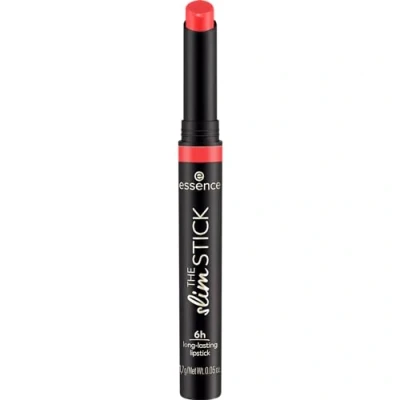 Abbildung von essence THE slim STICK, Lippenstift, Nr. 108, Orange, langanhaltend, pflegend, Expressergebnis, farbintensiv, matt, vegan, ohne Parfüm, Alkohol, Parabene, 1er Pack (1.7g)