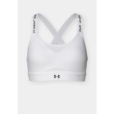 Abbildung von Under Armour Infinity HIGH 2.0 BRA Sportbh mit starker Stützkraft, Damen, Größe: MxA C, White/black