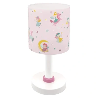 Abbildung von Dalber Kinder Tischlampe Nachttischlampe Fairy Dreams Rosa Feen