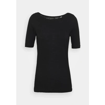 Abbildung von Marc O&#039;Polo Short Sleeve BOAT NECK Tshirt basic, Damen, Größe: XS, Black