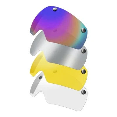 Abbildung von Victgoal Magnetische Fahrradhelmbrille Winddicht staubdicht Visier (4Pcs Set)