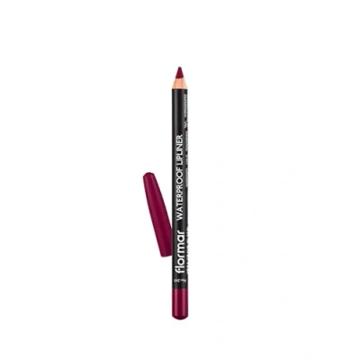Abbildung von Flormar Waterproof Lipliner 241 Sour Cherry Langanhaltender, Wischfester Lippenkonturenstift Cremige Textur Für Definierte Lippen Alle Hauttöne Geeignet Lip Pencil Naturton