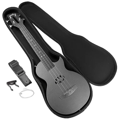 Abbildung von RockJam Carbon Fibre Ukulele with Case