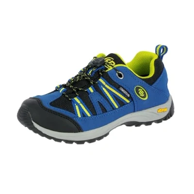 Abbildung von Brütting Unisex Kinder Ohio Low Trekking &amp; Wanderhalbschuhe, Blau Schwarz Lemon, 26 EU