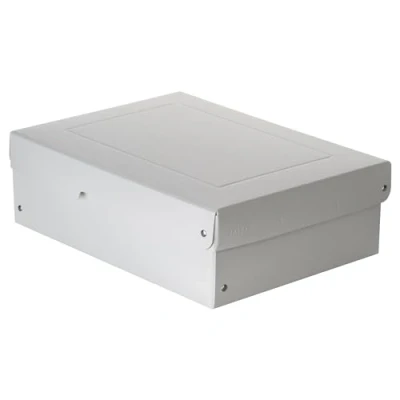 Abbildung von Original Falken PureBox Pro. Made in Germany. 100 mm hoch DIN A4 ISO 9706 16245 A. Säurefreie uns alterungsbeständige Aufbewahrungsbox mit Deckel geeignet für Archivierung Archivbox