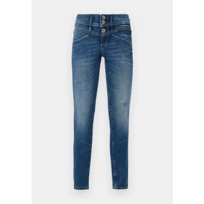 Abbildung von TOM Tailor Alexa Jeans Slim Fit, Damen, Größe: 26x30, Random bleached/blue denim