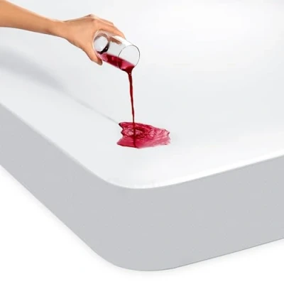 Abbildung von Dreamzie Matratzenschoner 140x200 cm strapazierfähige und wasserdichte Matratzenauflage optimaler Schutz atmungsaktiv