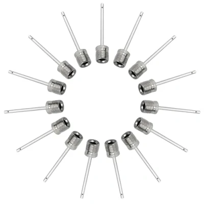 Abbildung von Mobi Lock Nadel zum Aufpumpen von Bällen (15er Pack) Luftpumpennadeln aus Edelstahl Ideal Aufblasen Fußball , Basketball und Allen Anderen Sportbällen