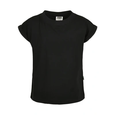 Abbildung von Urban Classics Extended Shoulder Tshirt basic für Kinder, Größe: 110/116, Black