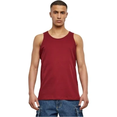 Abbildung von Build Your Brand Herren BB011 Basic Tank T Shirt, Burgundy, M