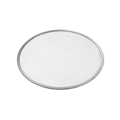 Abbildung von HENDI Pizzagitter Ø 25 cm Aluminium Drahtgitterboden Pizza Screen rund, Pizzablech mit Löchern