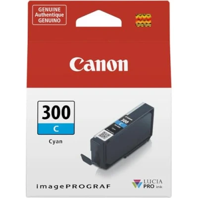 Abbildung von Canon Tintenpatrone PFI 300C cyan 14,4 ml Original für Tintenstrahldrucker