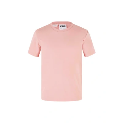 Abbildung von Urban Classics Stretch Tshirt basic für Kinder, Größe: 110/116, Lemonadepink