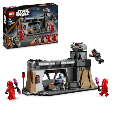 Abbildung von LEGO Star Wars: The Mandalorian Duell zwischen Paz Vizsla and Moff Gideon, Bauspielzeug zum Sammeln für Kinder, Geschenkidee kreative Jungen und Mädchen ab 7 Jahren, Mandalorianer Spielzeug 75386