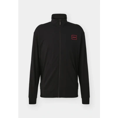 Abbildung von HUGO LAZE ZIP Jacket Nachtwäsche Shirt, Herren, Größe: XXL, Black
