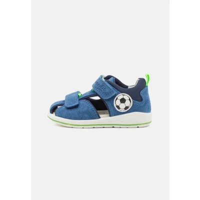 Abbildung von Superfit Boomerang Riemensandalette für Kinder, Größe: 21, Blau/hellgrün Schuhe