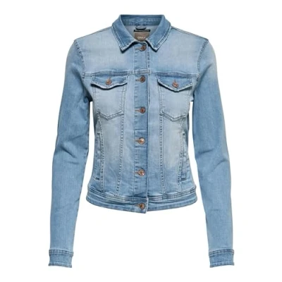 Abbildung von ONLY Onltia Jacket Jeansjacke, Damen, Größe: 34, Light blue denim