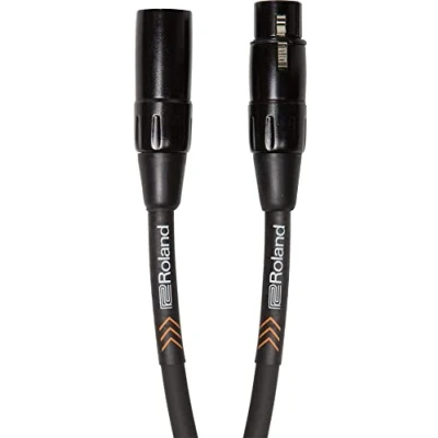 Abbildung von Roland Black Serie symmetrisches Mikrofonkabel, Länge: 1,5m RMC B5