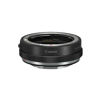 Abbildung von Canon Bajonettadapter EF EOS R mit Objektiv Steuerring für Systemkameras kompatibel und S Objektiven Schwarz