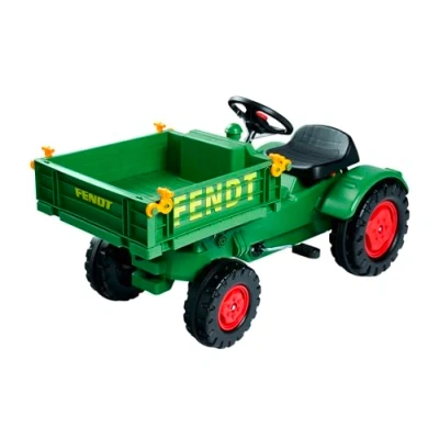 Abbildung von BIG Fendt Geräteträger Kindertraktor, Spielfahrzeug mit Präzisionskettenantrieb, 3 fach verstellbarer Sitz, bis 50 kg, Lizenz, für Kinder ab Jahren