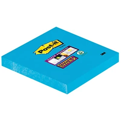 Abbildung von Post it 6546SEB Haftnotiz Super Sticky Notes, 76 x mm, 90 Blatt, ultrablau