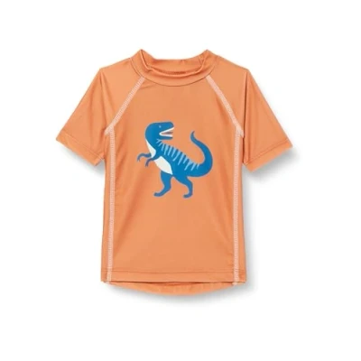 Abbildung von Playshoes UV Schutz Bade Shirt Unisex Kinder Schwimmshirt Badebekleidung, Dino Ocker, 86/92