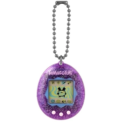 Abbildung von Bandai Original Tamagotchi Color Collection Purple Elektronisches virtuelles Haustier mit Farbdisplay Interaktives Spielzeug Violettes Kinder ab 8 Jahren 46011