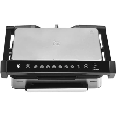 Abbildung von WMF Profi Plus Kontaktgrill Perfection, Elektrogrill 2000 W, 6 Programme, Sensor Technologie, beschichtete Platten, Panini Grill, edelstahl matt