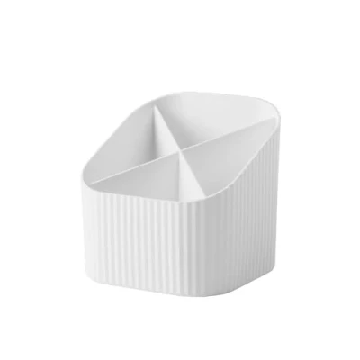 Abbildung von HAN Schreibtischköcher Re X LOOP say yes to 100% recycled, modernes, junges Design für alle Schreibtischutensilien, weiß, 17238 912