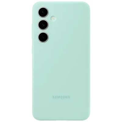 Abbildung von Samsung Silikon Back Cover Grün Galaxy S24 FE