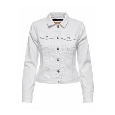 Abbildung von ONLY Jeansjacke, Damen, Größe: Small, White