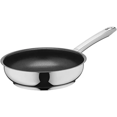 Abbildung von Silit Calabria Bratpfanne Induktion 20 cm, Edelstahl beschichtet, Edelstahlgriff, backofenfest, für schonendes Braten