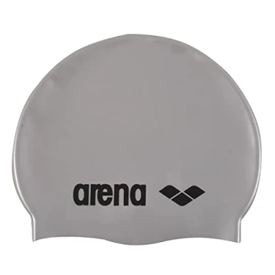 Abbildung von Arena Classic Unisex Silikon Badekappe, Schwimmkappe für Frauen und Männer, Badekappe mit Verstärktem Rand, Weiche Strapazierfähige