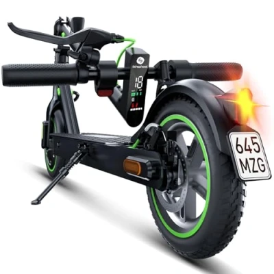 Abbildung von E Scooter Mit Straßenzulassung, 350W Motor Roller App, 30KM Reichweite, Elektroroller 120kg Tragkraft, Faltbarer Elektroscooter Erwachsene für den Pendlerverkehr, Electric Tasche