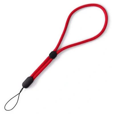 Abbildung von trage.band® Robustes verstellbares kurzes Handgelenk Trageband, rot