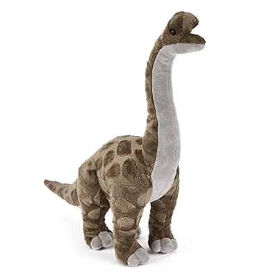 Abbildung von Zappi Co Plüschtier für Kinder, gefüllt, weich, kuschelig, Teil der Safari Tier Kollektion, perfekt Kinder (40 cm Tiefe) (Brachiosaurus Dinosaurier)