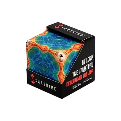 Abbildung von SHASHIBO Formwechsel Box Preisgekrönter, patentierter Zappelwürfel mit 36 Seltenerdmagneten lässt Sich in über 70 Formen verwandeln (Earth)