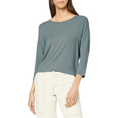 Abbildung von ONLY Onlglamour Langarmshirt, Damen, Größe: XS, Chinois green melange