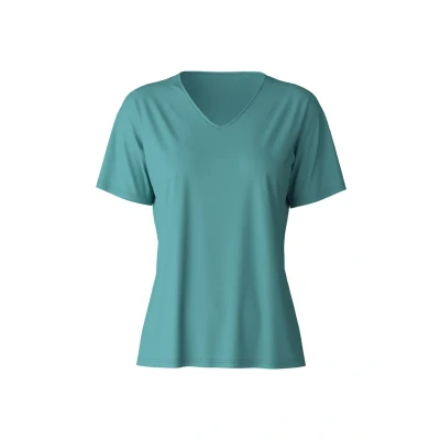 Abbildung von Calida Favourites Nachtwäsche Shirt, Damen, Größe: 40/42, Bristol blue