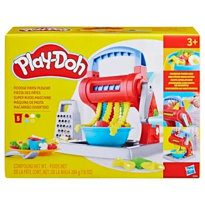 Abbildung von Play Doh E7776 Kitchen Creations Super Nudelmaschine Spielset für Kinder ab 3 Jahren, Mehrfarbig