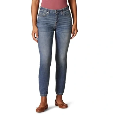Abbildung von Amazon Essentials Damen Kurvige Röhrenjeans Mit Mittelhohem Bund, Mittlere Waschung, 36 Kurz