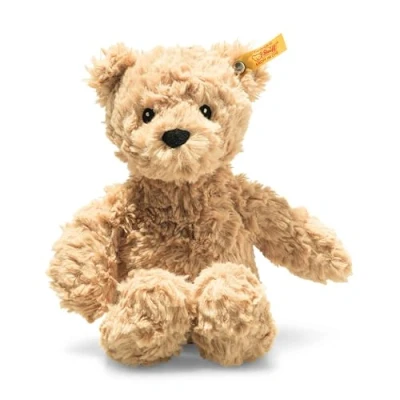 Abbildung von Steiff Kuscheltier Jimmy Teddybär, Süßes Stofftier, Jungen, Mädchen &amp; Babys ab 0 Monaten, Plüschtier 20 cm, Hellbraun, 242274