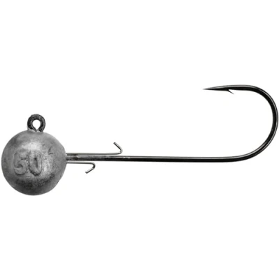 Abbildung von Spro Jighead HD Meereshaken Jigköpfe für Gummifische, Jighaken Gummiköder, Bleikopf zum Meeresangeln, Bleiköpfe Jigs, Größe/Gewicht/Packungsinhalt:Gr. 10/0 / 50g 2 Stück
