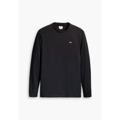 Abbildung von Levi&#039;s Original TEE Langarmshirt, Herren, Größe: Medium, Black