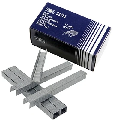 Abbildung von SBS Tackerklammern Typ 53 14mm 5000 Stück 53/14 Heftklammern Handtackerklammern Klammern
