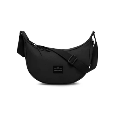 Abbildung von Johnny Urban Crossbody Bag Damen &amp; Herren Schwarz Ally Small Moon Design Bauchtasche im Halbmond Stil Halbrunde Tasche mit verstellbarem Gurt Wasserabweisend